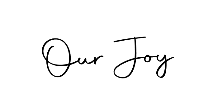 Create a beautiful signature design for name Our Joy. With this signature (Autography-DOLnW) fonts, you can make a handwritten signature for free. Our Joy signature style 10 images and pictures png