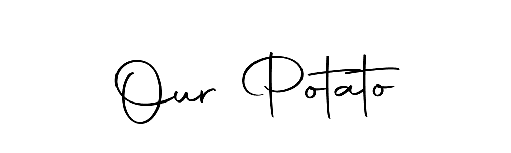The best way (Autography-DOLnW) to make a short signature is to pick only two or three words in your name. The name Our Potato include a total of six letters. For converting this name. Our Potato signature style 10 images and pictures png