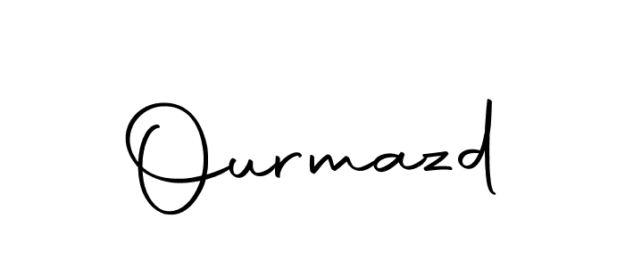 Create a beautiful signature design for name Ourmazd. With this signature (Autography-DOLnW) fonts, you can make a handwritten signature for free. Ourmazd signature style 10 images and pictures png