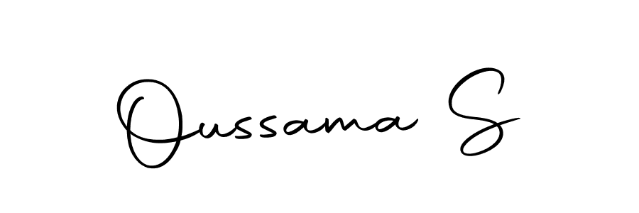 You should practise on your own different ways (Autography-DOLnW) to write your name (Oussama S) in signature. don't let someone else do it for you. Oussama S signature style 10 images and pictures png