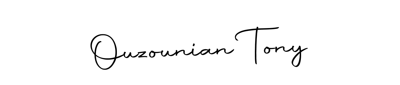 Autography-DOLnW is a professional signature style that is perfect for those who want to add a touch of class to their signature. It is also a great choice for those who want to make their signature more unique. Get Ouzounian Tony name to fancy signature for free. Ouzounian Tony signature style 10 images and pictures png