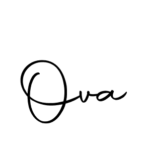 You should practise on your own different ways (Autography-DOLnW) to write your name (Ova) in signature. don't let someone else do it for you. Ova signature style 10 images and pictures png