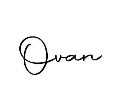 Similarly Autography-DOLnW is the best handwritten signature design. Signature creator online .You can use it as an online autograph creator for name Ovan. Ovan signature style 10 images and pictures png