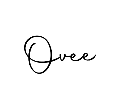 You should practise on your own different ways (Autography-DOLnW) to write your name (Ovee) in signature. don't let someone else do it for you. Ovee signature style 10 images and pictures png