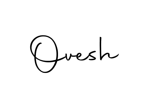 The best way (Autography-DOLnW) to make a short signature is to pick only two or three words in your name. The name Ovesh include a total of six letters. For converting this name. Ovesh signature style 10 images and pictures png