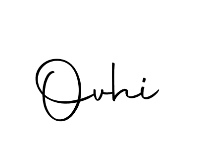 Use a signature maker to create a handwritten signature online. With this signature software, you can design (Autography-DOLnW) your own signature for name Ovhi. Ovhi signature style 10 images and pictures png