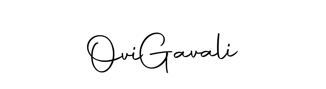 Design your own signature with our free online signature maker. With this signature software, you can create a handwritten (Autography-DOLnW) signature for name Ovi  Gavali. Ovi  Gavali signature style 10 images and pictures png