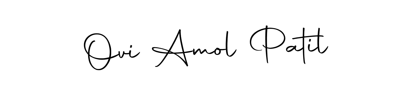 Use a signature maker to create a handwritten signature online. With this signature software, you can design (Autography-DOLnW) your own signature for name Ovi Amol Patil. Ovi Amol Patil signature style 10 images and pictures png