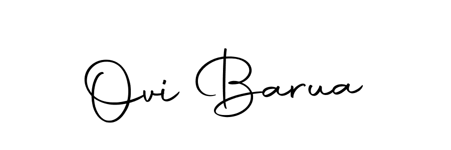 Also we have Ovi Barua name is the best signature style. Create professional handwritten signature collection using Autography-DOLnW autograph style. Ovi Barua signature style 10 images and pictures png