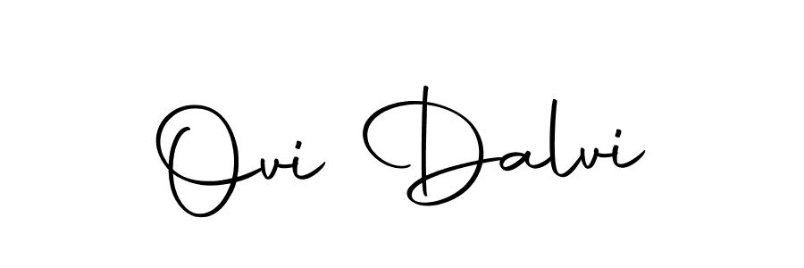 The best way (Autography-DOLnW) to make a short signature is to pick only two or three words in your name. The name Ovi Dalvi include a total of six letters. For converting this name. Ovi Dalvi signature style 10 images and pictures png