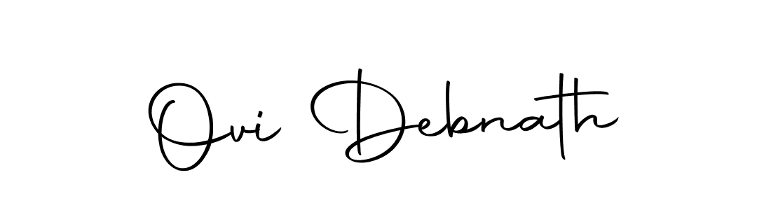 How to make Ovi Debnath name signature. Use Autography-DOLnW style for creating short signs online. This is the latest handwritten sign. Ovi Debnath signature style 10 images and pictures png