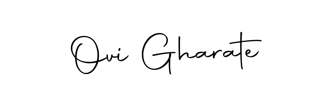 Ovi Gharate stylish signature style. Best Handwritten Sign (Autography-DOLnW) for my name. Handwritten Signature Collection Ideas for my name Ovi Gharate. Ovi Gharate signature style 10 images and pictures png