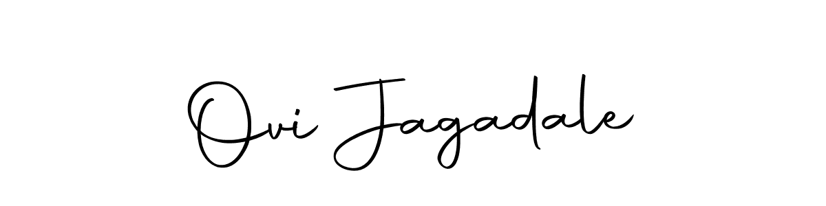 Design your own signature with our free online signature maker. With this signature software, you can create a handwritten (Autography-DOLnW) signature for name Ovi Jagadale. Ovi Jagadale signature style 10 images and pictures png