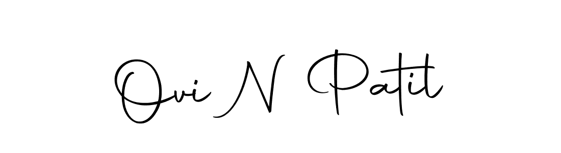 Make a beautiful signature design for name Ovi N Patil. Use this online signature maker to create a handwritten signature for free. Ovi N Patil signature style 10 images and pictures png