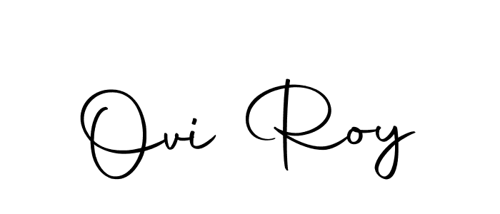 Make a beautiful signature design for name Ovi Roy. Use this online signature maker to create a handwritten signature for free. Ovi Roy signature style 10 images and pictures png