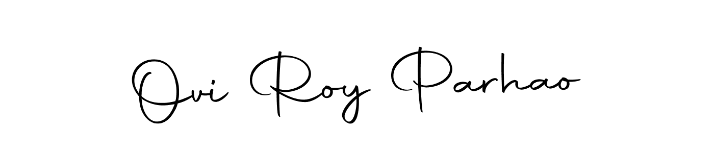 if you are searching for the best signature style for your name Ovi Roy Parhao. so please give up your signature search. here we have designed multiple signature styles  using Autography-DOLnW. Ovi Roy Parhao signature style 10 images and pictures png