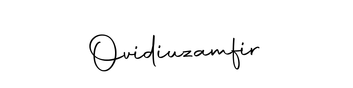 Autography-DOLnW is a professional signature style that is perfect for those who want to add a touch of class to their signature. It is also a great choice for those who want to make their signature more unique. Get Ovidiuzamfir name to fancy signature for free. Ovidiuzamfir signature style 10 images and pictures png