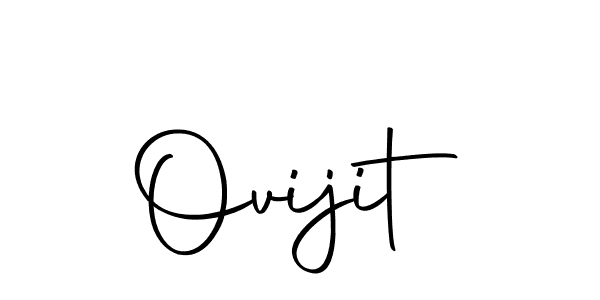 Use a signature maker to create a handwritten signature online. With this signature software, you can design (Autography-DOLnW) your own signature for name Ovijit. Ovijit signature style 10 images and pictures png