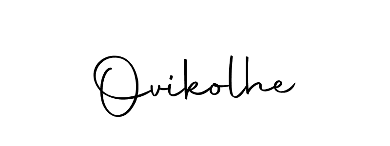 The best way (Autography-DOLnW) to make a short signature is to pick only two or three words in your name. The name Ovikolhe include a total of six letters. For converting this name. Ovikolhe signature style 10 images and pictures png