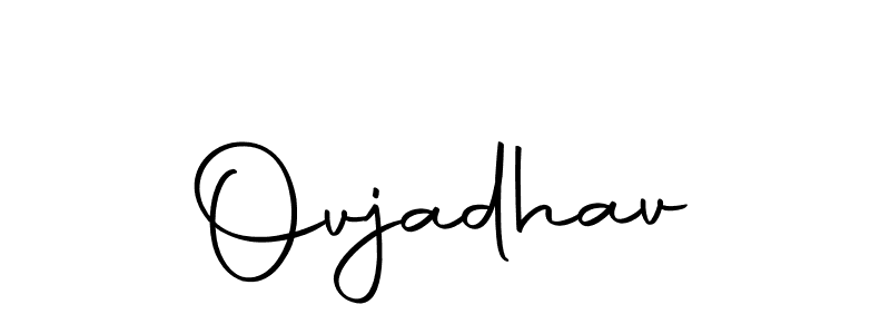 Make a beautiful signature design for name Ovjadhav. With this signature (Autography-DOLnW) style, you can create a handwritten signature for free. Ovjadhav signature style 10 images and pictures png