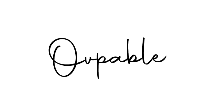 Make a beautiful signature design for name Ovpable. Use this online signature maker to create a handwritten signature for free. Ovpable signature style 10 images and pictures png