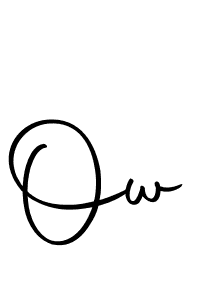 Design your own signature with our free online signature maker. With this signature software, you can create a handwritten (Autography-DOLnW) signature for name Ow. Ow signature style 10 images and pictures png