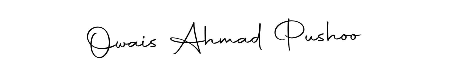 You can use this online signature creator to create a handwritten signature for the name Owais Ahmad Pushoo. This is the best online autograph maker. Owais Ahmad Pushoo signature style 10 images and pictures png