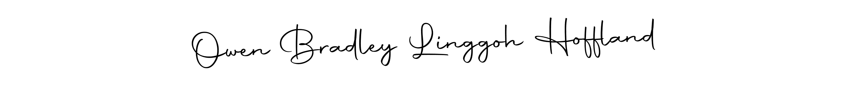 You can use this online signature creator to create a handwritten signature for the name Owen Bradley Linggoh Hoffland. This is the best online autograph maker. Owen Bradley Linggoh Hoffland signature style 10 images and pictures png