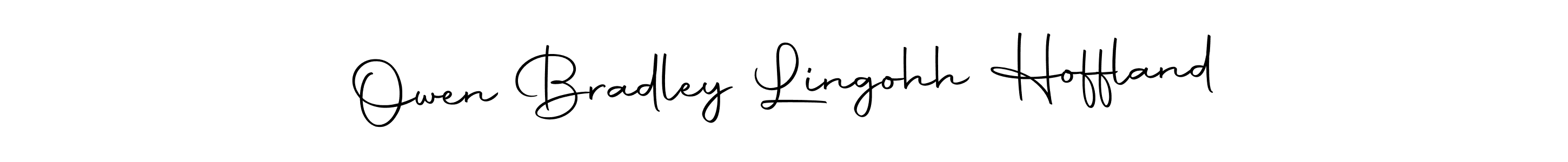 Owen Bradley Lingohh Hoffland stylish signature style. Best Handwritten Sign (Autography-DOLnW) for my name. Handwritten Signature Collection Ideas for my name Owen Bradley Lingohh Hoffland. Owen Bradley Lingohh Hoffland signature style 10 images and pictures png