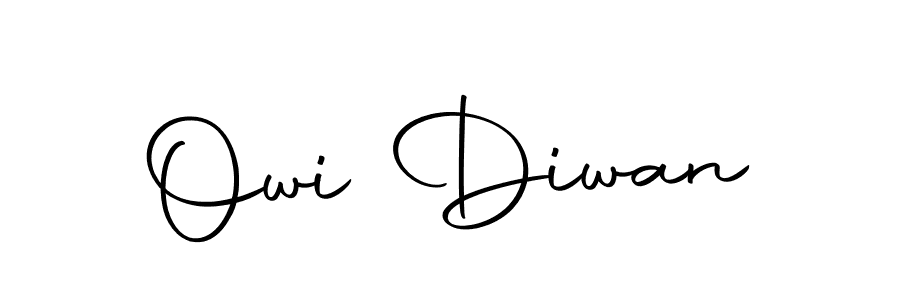You can use this online signature creator to create a handwritten signature for the name Owi Diwan. This is the best online autograph maker. Owi Diwan signature style 10 images and pictures png