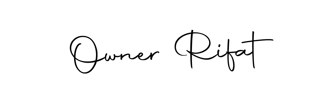 The best way (Autography-DOLnW) to make a short signature is to pick only two or three words in your name. The name Owner Rifat include a total of six letters. For converting this name. Owner Rifat signature style 10 images and pictures png
