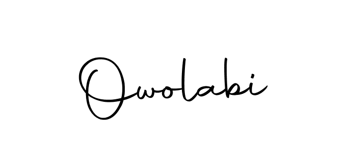 Make a beautiful signature design for name Owolabi. Use this online signature maker to create a handwritten signature for free. Owolabi signature style 10 images and pictures png