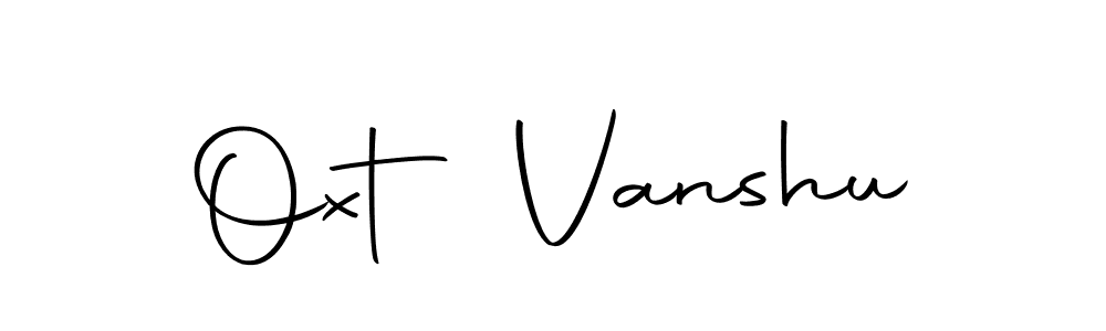 It looks lik you need a new signature style for name Oxt Vanshu. Design unique handwritten (Autography-DOLnW) signature with our free signature maker in just a few clicks. Oxt Vanshu signature style 10 images and pictures png