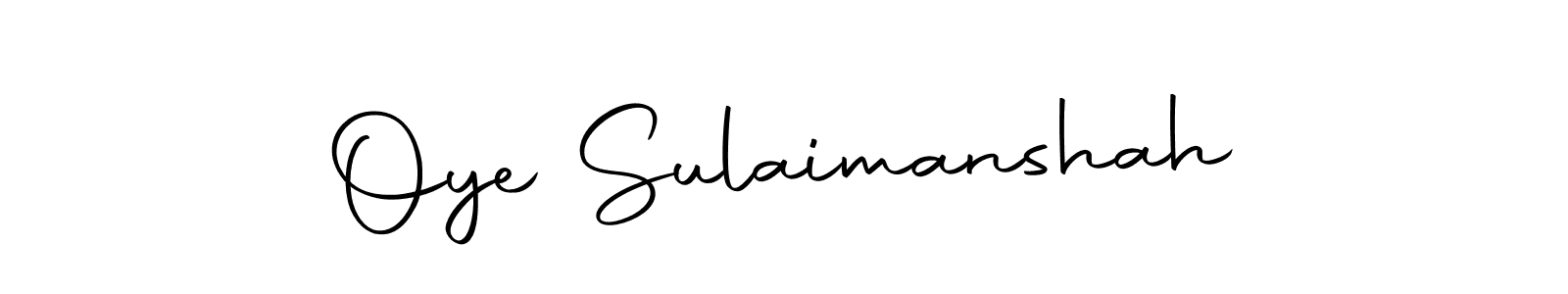 You should practise on your own different ways (Autography-DOLnW) to write your name (Oye Sulaimanshah) in signature. don't let someone else do it for you. Oye Sulaimanshah signature style 10 images and pictures png