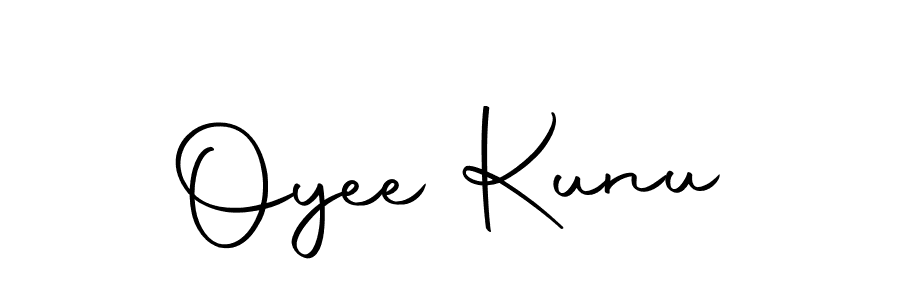 How to make Oyee Kunu signature? Autography-DOLnW is a professional autograph style. Create handwritten signature for Oyee Kunu name. Oyee Kunu signature style 10 images and pictures png