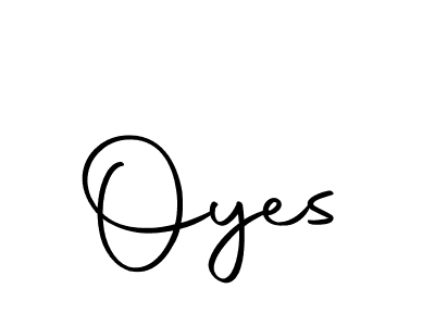Similarly Autography-DOLnW is the best handwritten signature design. Signature creator online .You can use it as an online autograph creator for name Oyes. Oyes signature style 10 images and pictures png