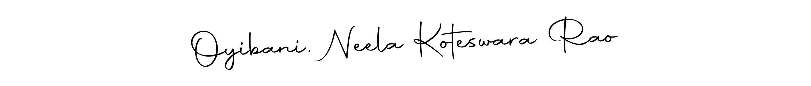 This is the best signature style for the Oyibani. Neela Koteswara Rao name. Also you like these signature font (Autography-DOLnW). Mix name signature. Oyibani. Neela Koteswara Rao signature style 10 images and pictures png