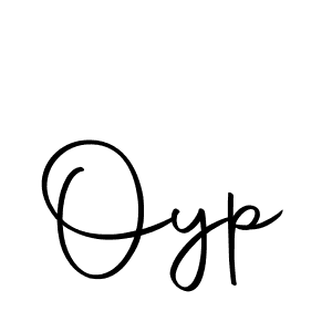 Make a beautiful signature design for name Oyp. With this signature (Autography-DOLnW) style, you can create a handwritten signature for free. Oyp signature style 10 images and pictures png