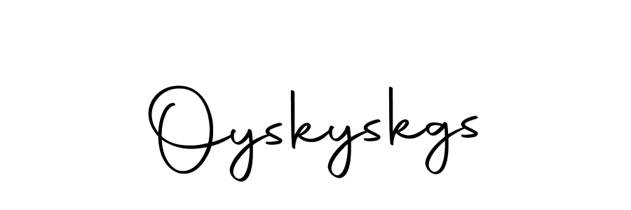 You can use this online signature creator to create a handwritten signature for the name Oyskyskgs. This is the best online autograph maker. Oyskyskgs signature style 10 images and pictures png