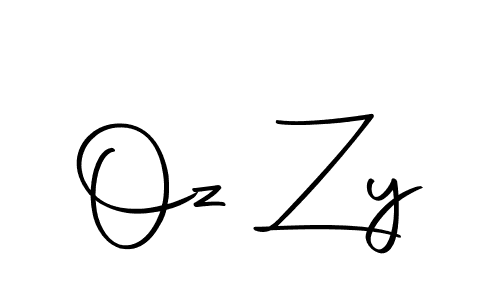 Create a beautiful signature design for name Oz Zy. With this signature (Autography-DOLnW) fonts, you can make a handwritten signature for free. Oz Zy signature style 10 images and pictures png