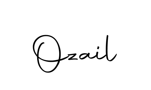 Use a signature maker to create a handwritten signature online. With this signature software, you can design (Autography-DOLnW) your own signature for name Ozail. Ozail signature style 10 images and pictures png
