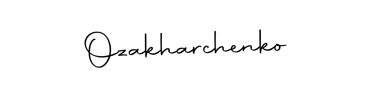 Make a beautiful signature design for name Ozakharchenko. Use this online signature maker to create a handwritten signature for free. Ozakharchenko signature style 10 images and pictures png