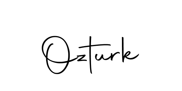 Create a beautiful signature design for name Ozturk. With this signature (Autography-DOLnW) fonts, you can make a handwritten signature for free. Ozturk signature style 10 images and pictures png
