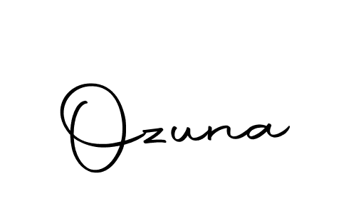 Use a signature maker to create a handwritten signature online. With this signature software, you can design (Autography-DOLnW) your own signature for name Ozuna. Ozuna signature style 10 images and pictures png