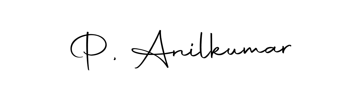 Make a beautiful signature design for name P, Anilkumar. Use this online signature maker to create a handwritten signature for free. P, Anilkumar signature style 10 images and pictures png