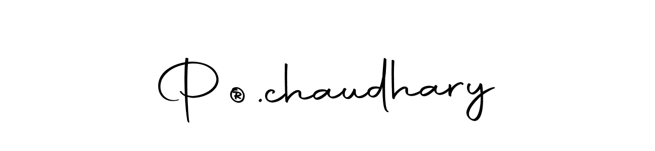 Create a beautiful signature design for name P®.chaudhary. With this signature (Autography-DOLnW) fonts, you can make a handwritten signature for free. P®.chaudhary signature style 10 images and pictures png