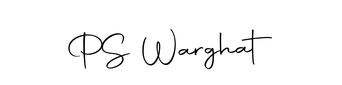 The best way (Autography-DOLnW) to make a short signature is to pick only two or three words in your name. The name P  S Warghat include a total of six letters. For converting this name. P  S Warghat signature style 10 images and pictures png