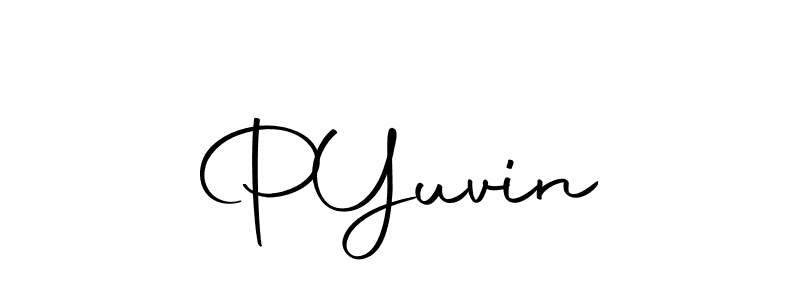 Make a beautiful signature design for name P  Yuvin. With this signature (Autography-DOLnW) style, you can create a handwritten signature for free. P  Yuvin signature style 10 images and pictures png