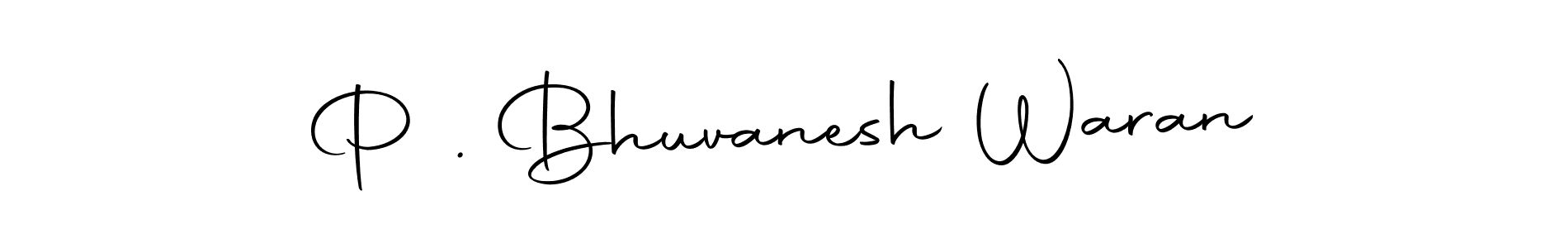 You can use this online signature creator to create a handwritten signature for the name P . Bhuvanesh Waran. This is the best online autograph maker. P . Bhuvanesh Waran signature style 10 images and pictures png