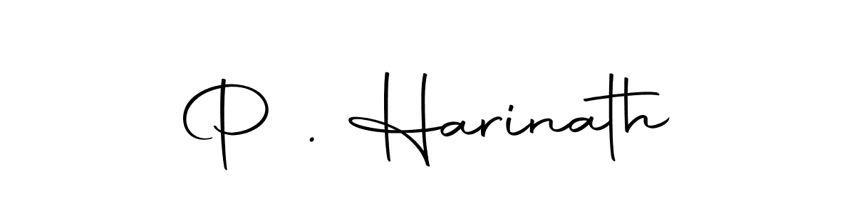 Design your own signature with our free online signature maker. With this signature software, you can create a handwritten (Autography-DOLnW) signature for name P . Harinath. P . Harinath signature style 10 images and pictures png